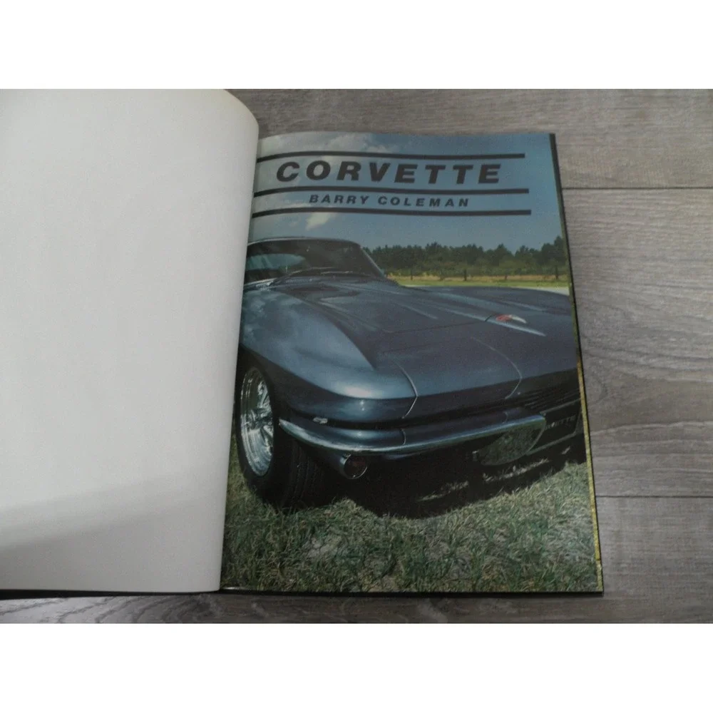 Barry Coleman Corvette Hardcover 1950s Vehicle Full-color 1983 Reproduction
